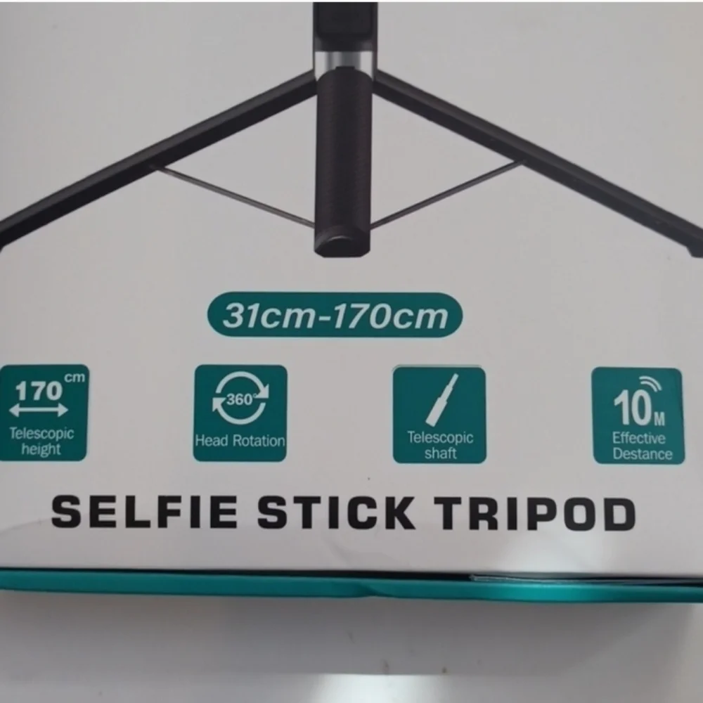 Black Selfie Stick Tripod